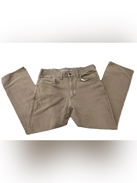 Eddie Bauer Other - Eddie Bauer Men's 36x30 Specialty Dyed Canvas Pants Straight Fit‎ Khaki Brown